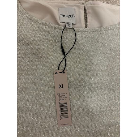 NWT Nic + Zoe Everyday Sparkle Top - XL - Picture 6 of 8